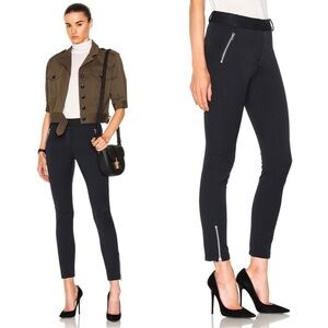 Veronica Beard Ash Seamed Skinny‎ Zipper Pant Size 2